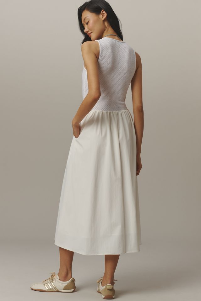 Bernardo Sleeveless Scoop Midi Dress #1