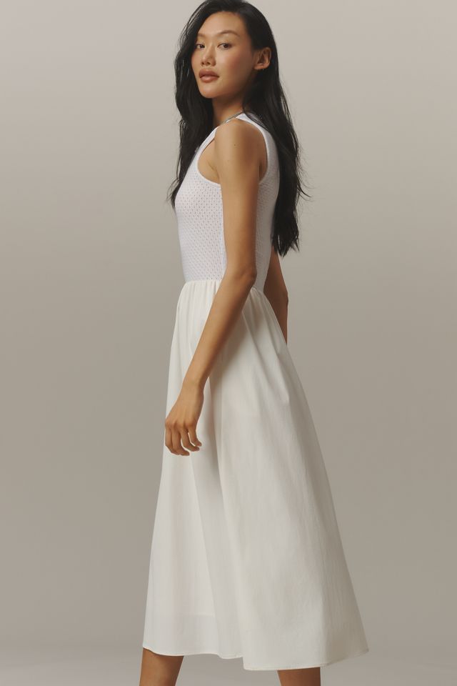 Bernardo Sleeveless Scoop Midi Dress #3