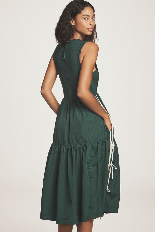 Daily Practice Bowline Sleeveless Midi Dress #1