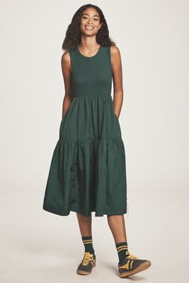 Daily Practice Bowline Sleeveless Midi Dress