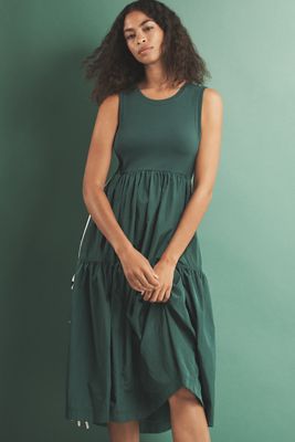 Daily Practice Bowline Sleeveless Midi Dress