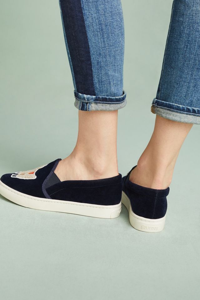 Soludos Velvet Llama Sneakers #2