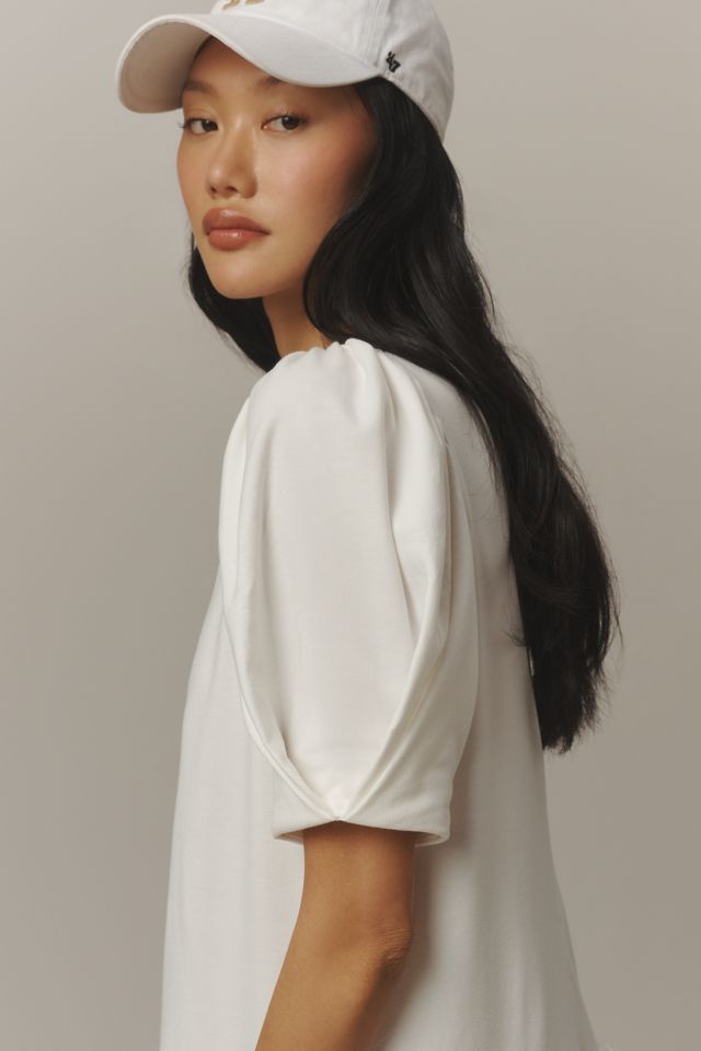 English Factory Tiered Puff-Sleeve Mini Dress #1