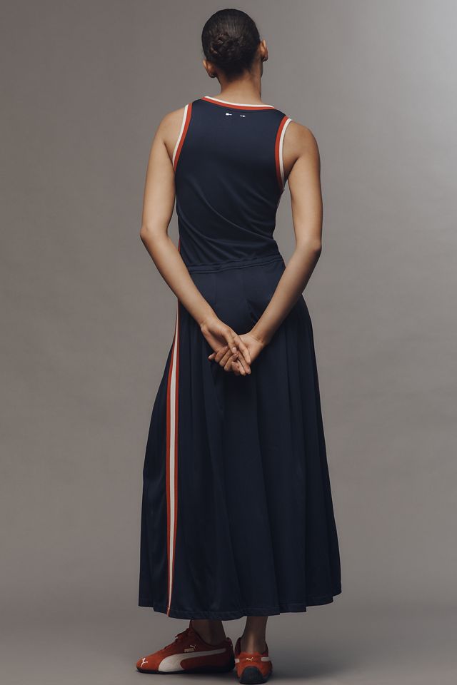 The Upside x Anthropologie Sofia Side-Stripe Maxi Dress #1