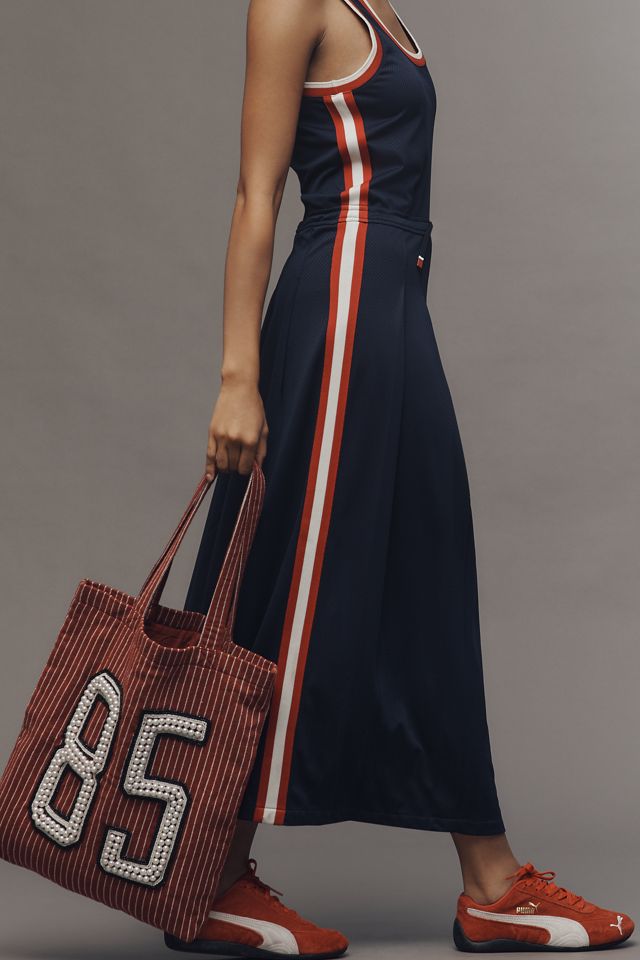 The Upside x Anthropologie Sofia Side-Stripe Maxi Dress #2