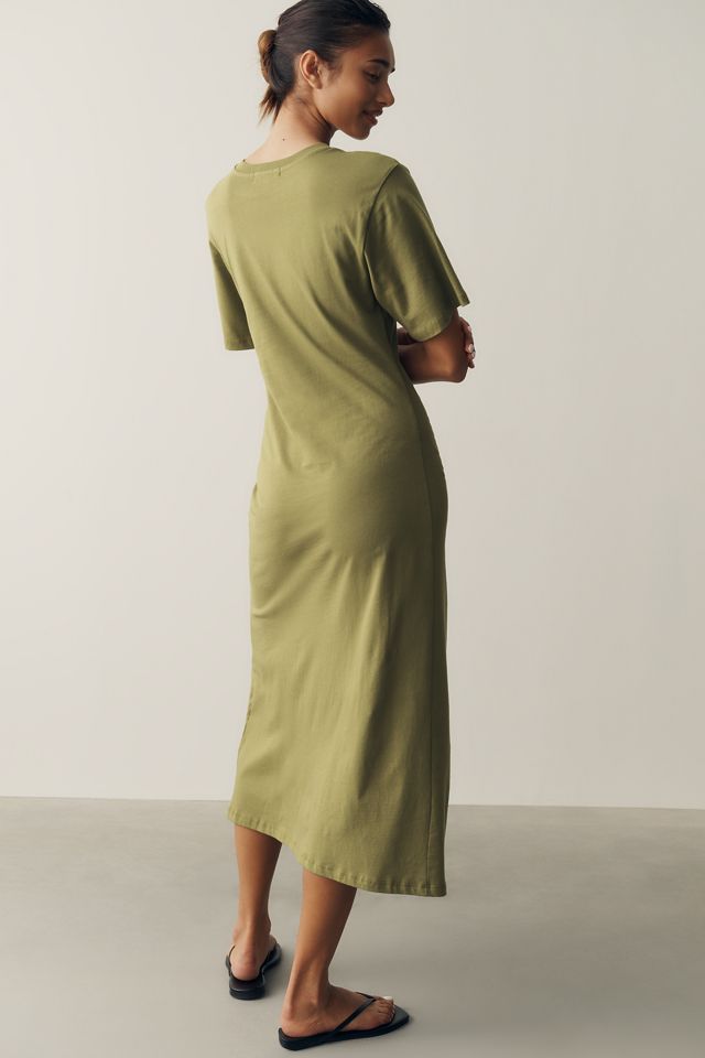 Daily Practice 100% Cotton Ruched T-Shirt Dress #1