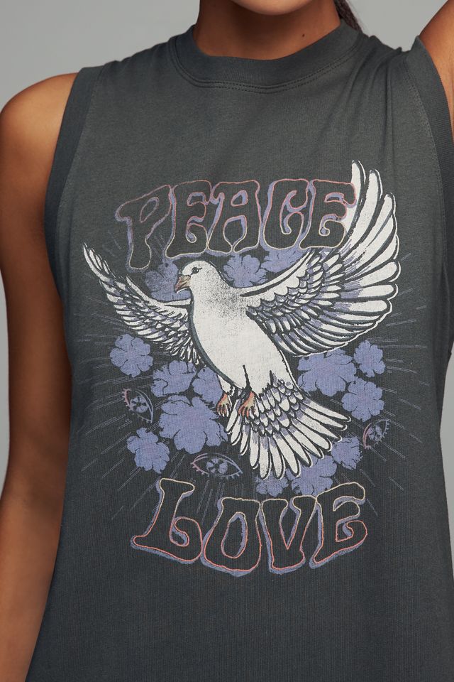 Spiritual Gangster Peace Love Midi Tank Dress #1