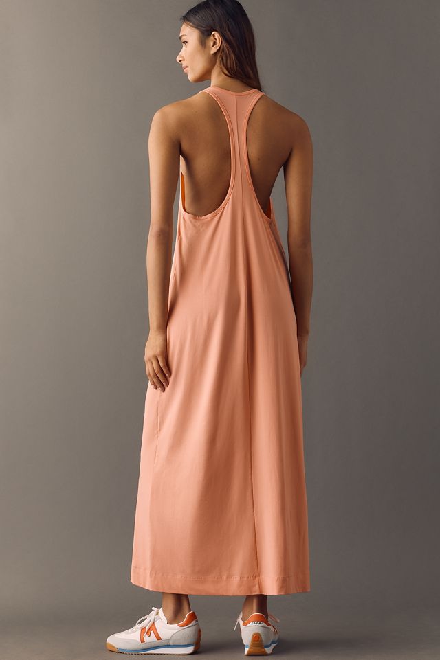 Racerback Midi Dress by Beyond Yoga in Orange, Size: XS at Anthropologie