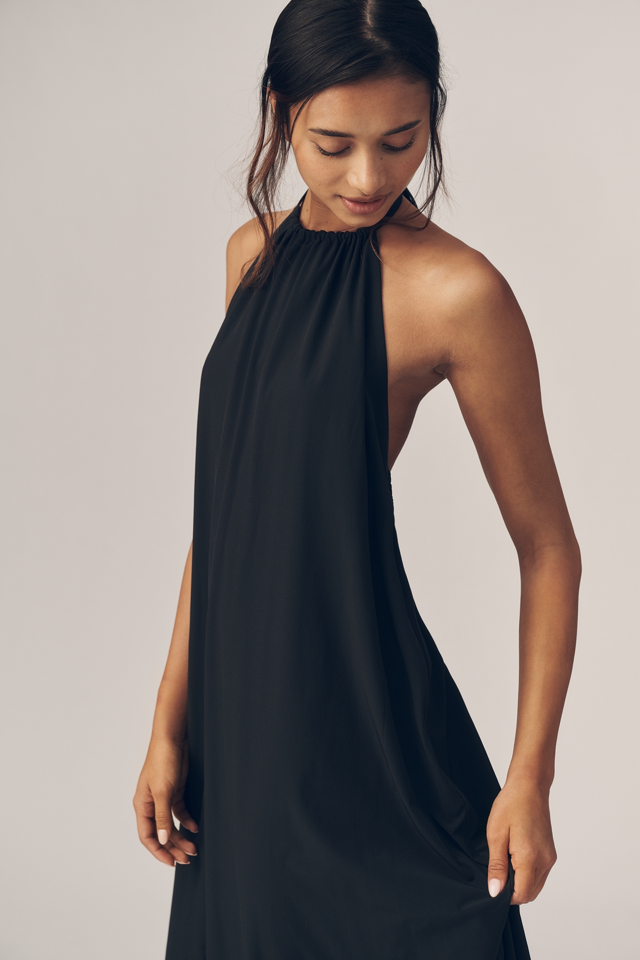 Beyond Yoga Go With The Flow Halter Dress