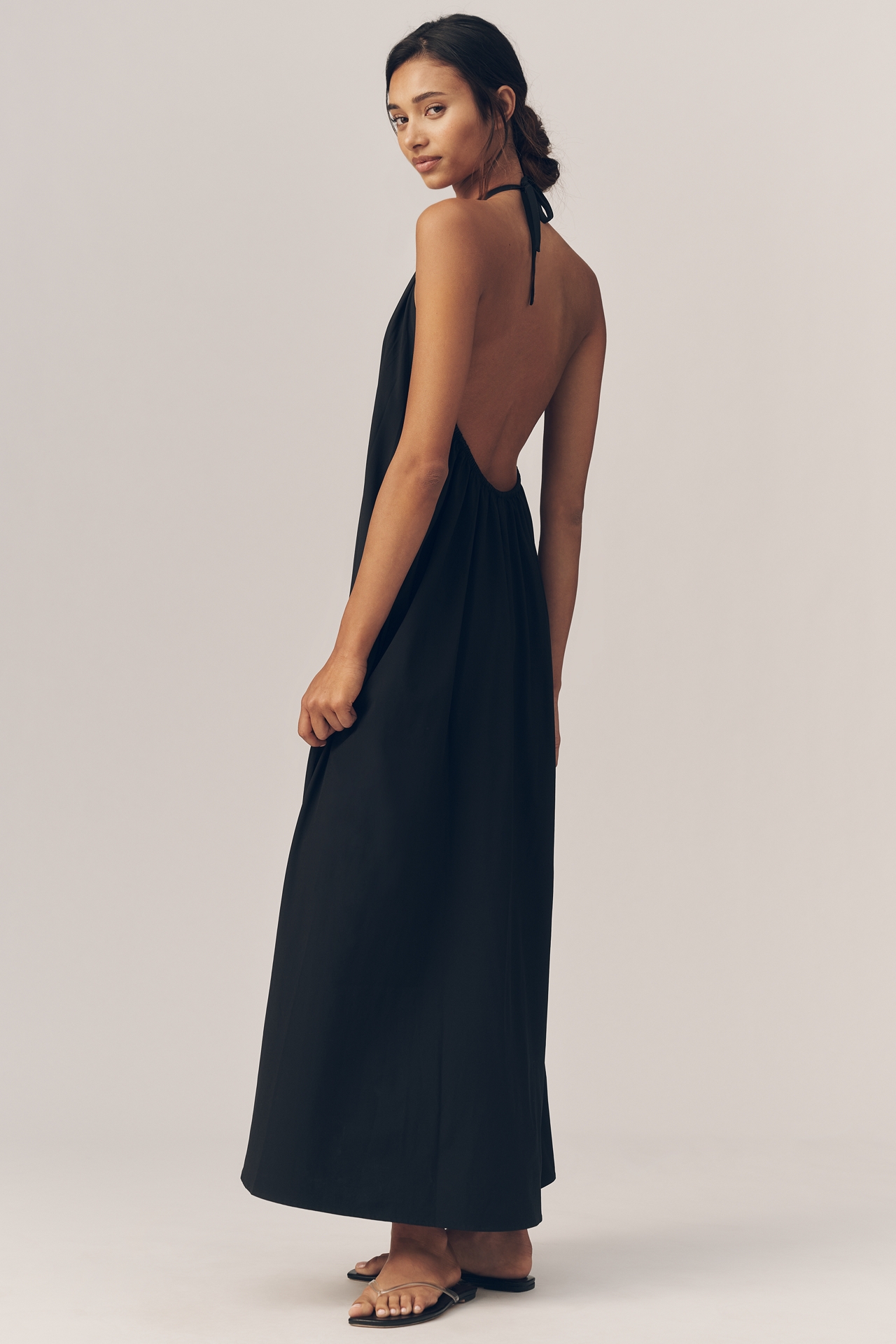 Beyond Yoga Go With The Flow Halter Dress