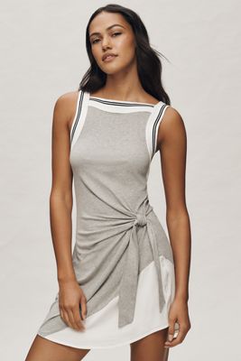 Daily Practice Overload Tie-Waist Mini Dress