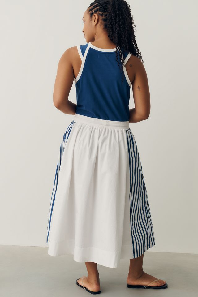 Daily Practice Drawstring Twofer Midi Dress #6