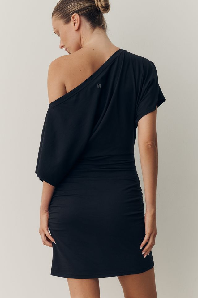 Daily Practice Off-Shoulder Waisted Mini Dress #1
