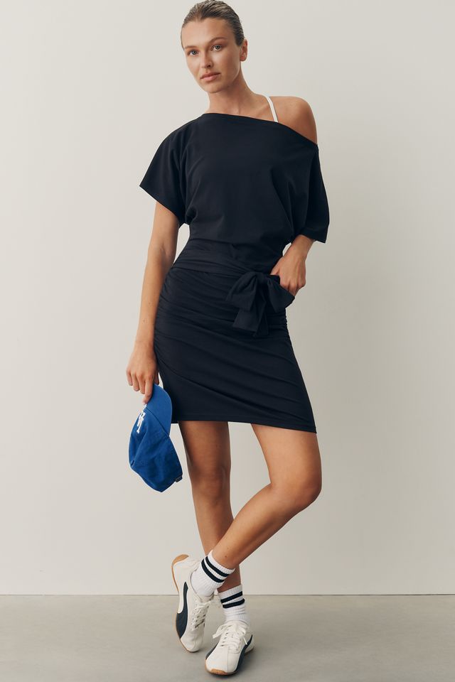 Daily Practice Off-Shoulder Waisted Mini Dress #3