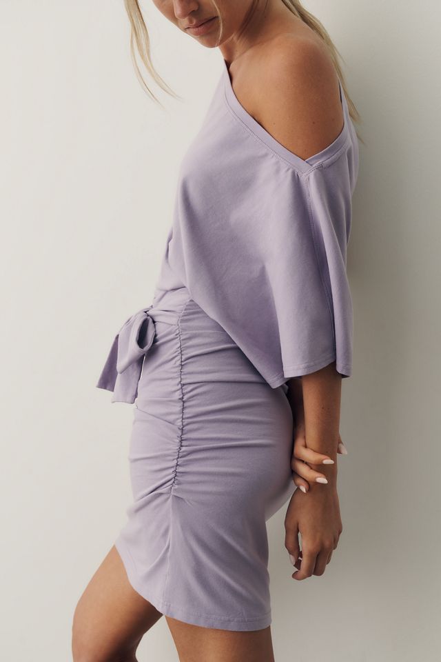 Daily Practice Off-Shoulder Waisted Mini Dress #3