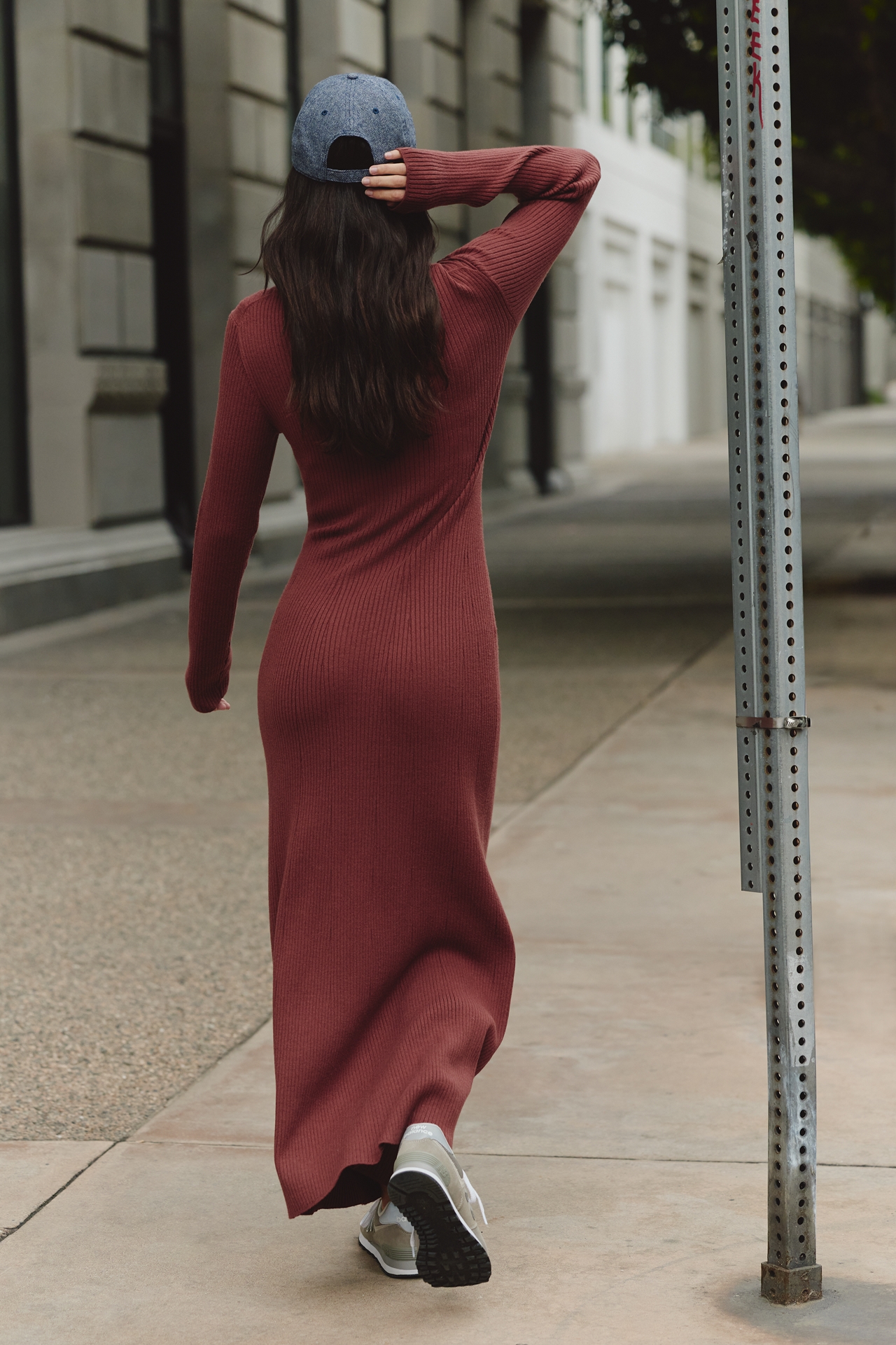 Varley Burnet Half-Zip Knit Dress