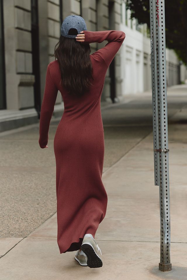 Varley Burnet Half-Zip Knit Dress | Anthropologie