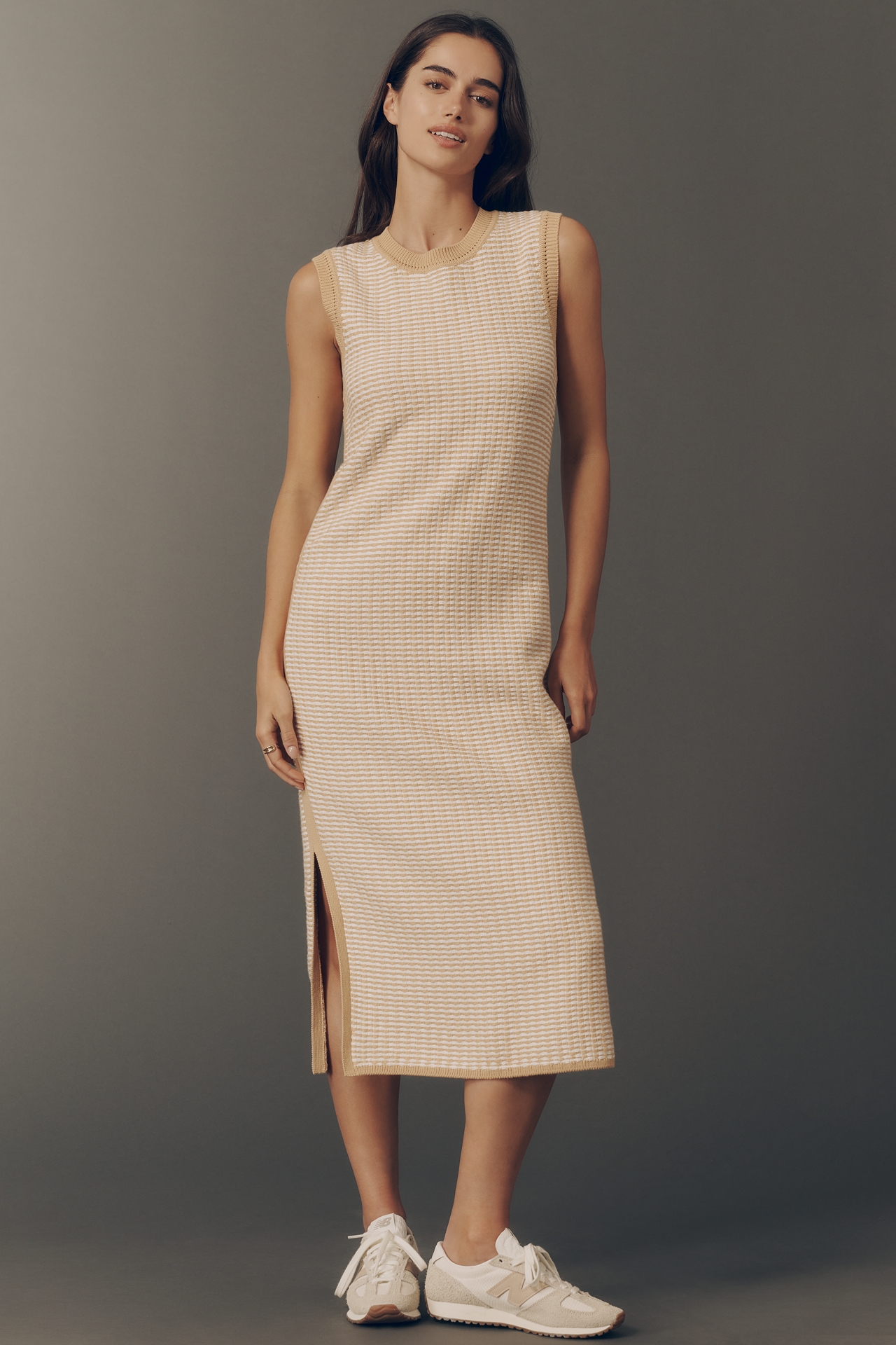 Varley Aoife Knit Midi Dress