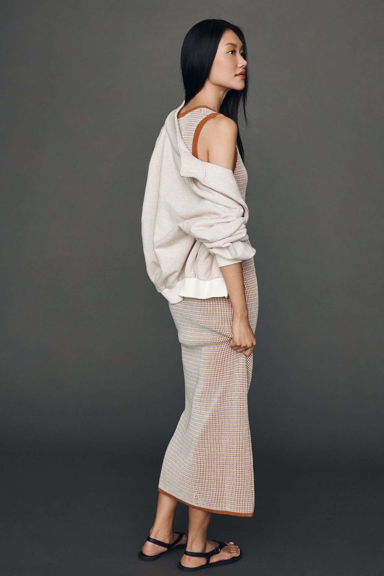 Varley Albane Cotton Midi Dress