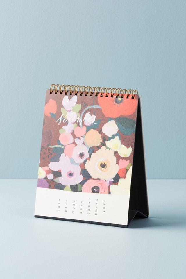 Picturesque Florals 2018 Desk Calendar #3