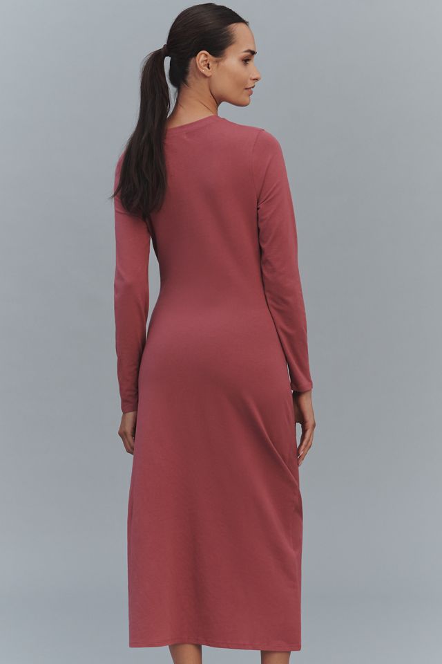 knee length dresses for ladies Basic Comfy Dress – Le Voile main image 0