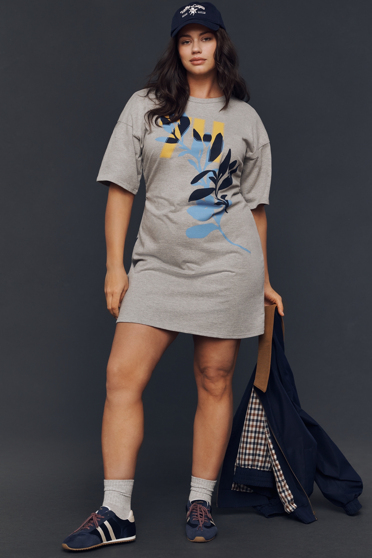 Daily Practice Short-Sleeve Mini T-Shirt Dress