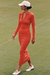 Daily Practice Long-Sleeve Ribbed Maxi Dress