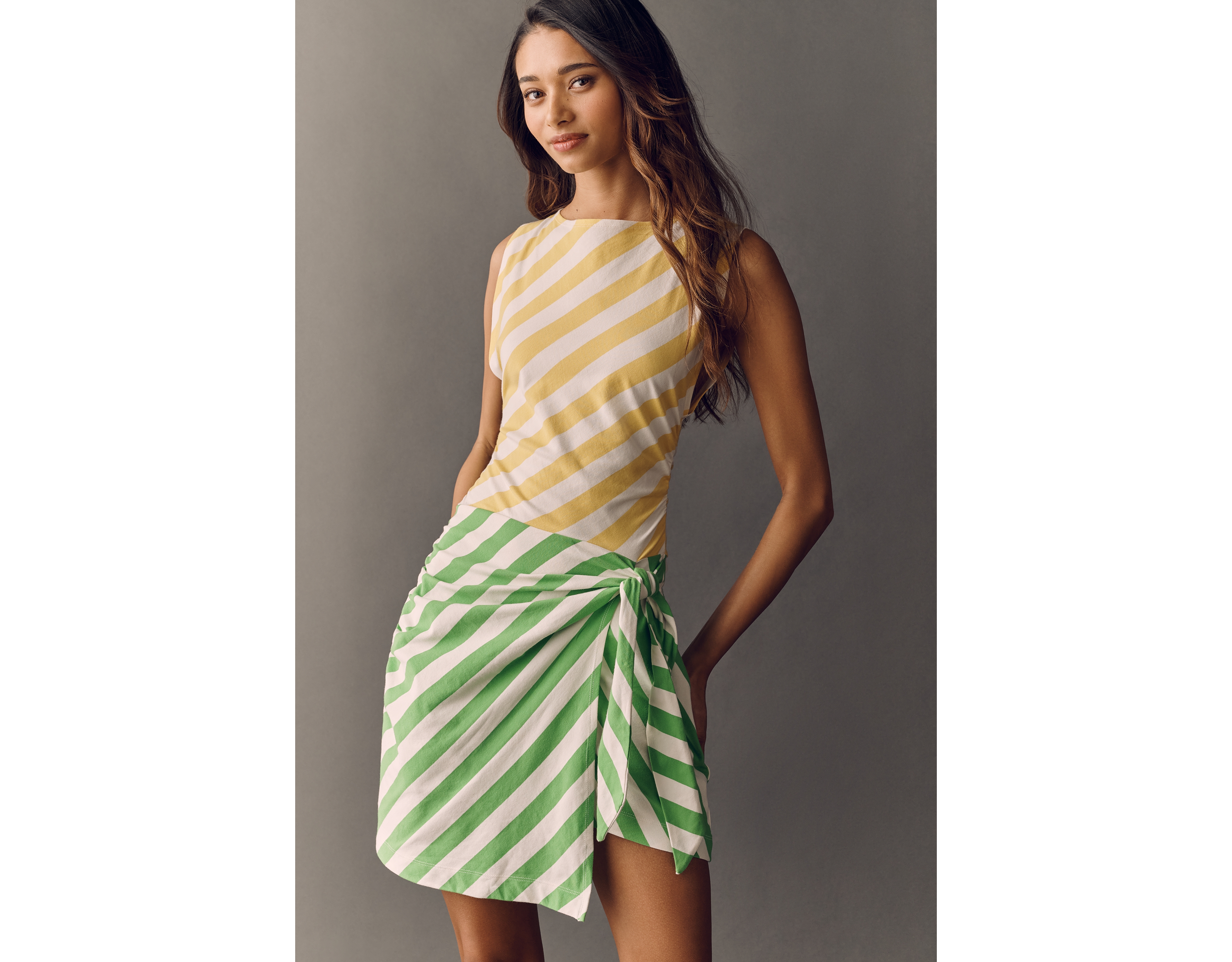 Daily Practice Wrapped Mini Dress