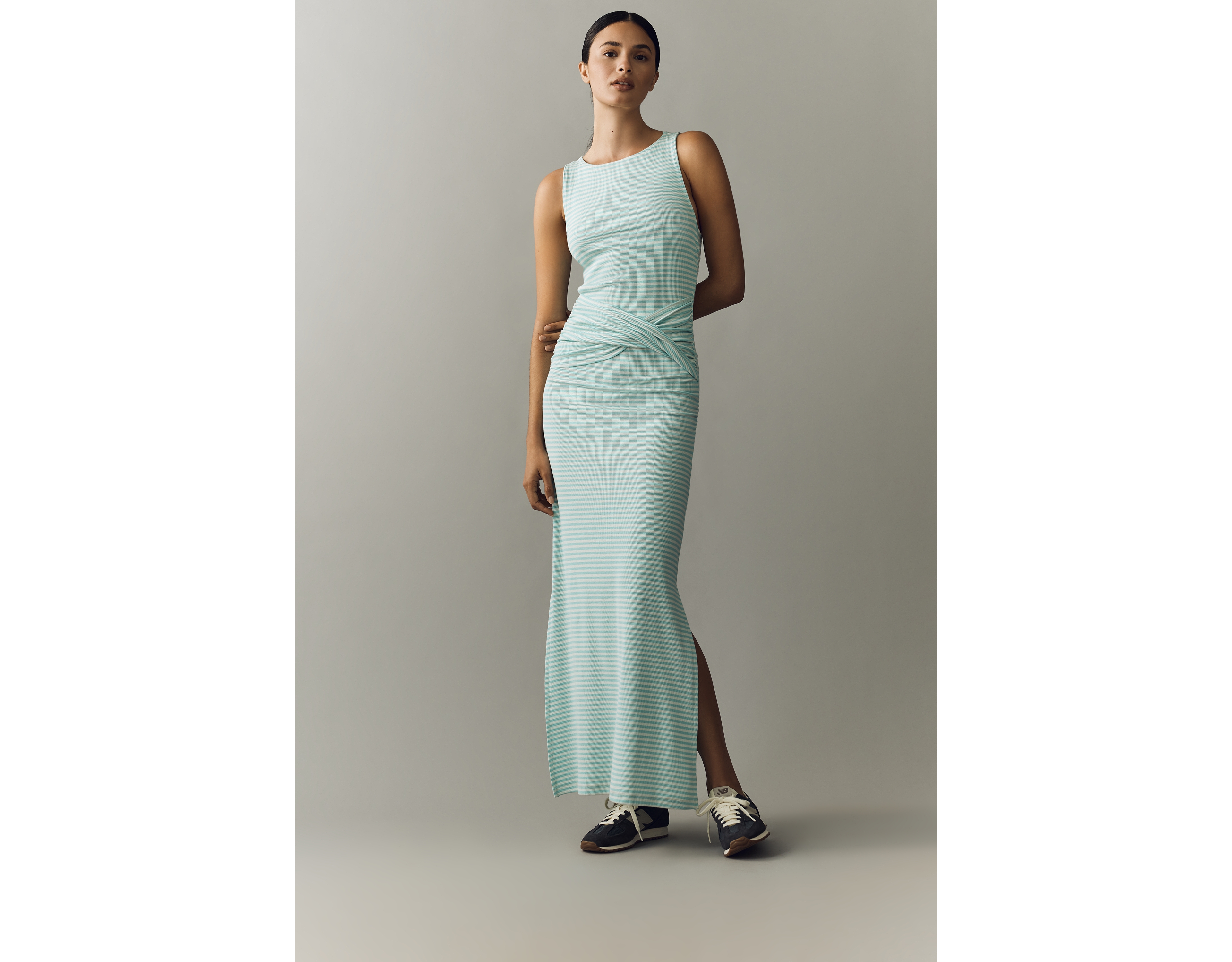 Daily Practice Drop-Waist Midi Dress