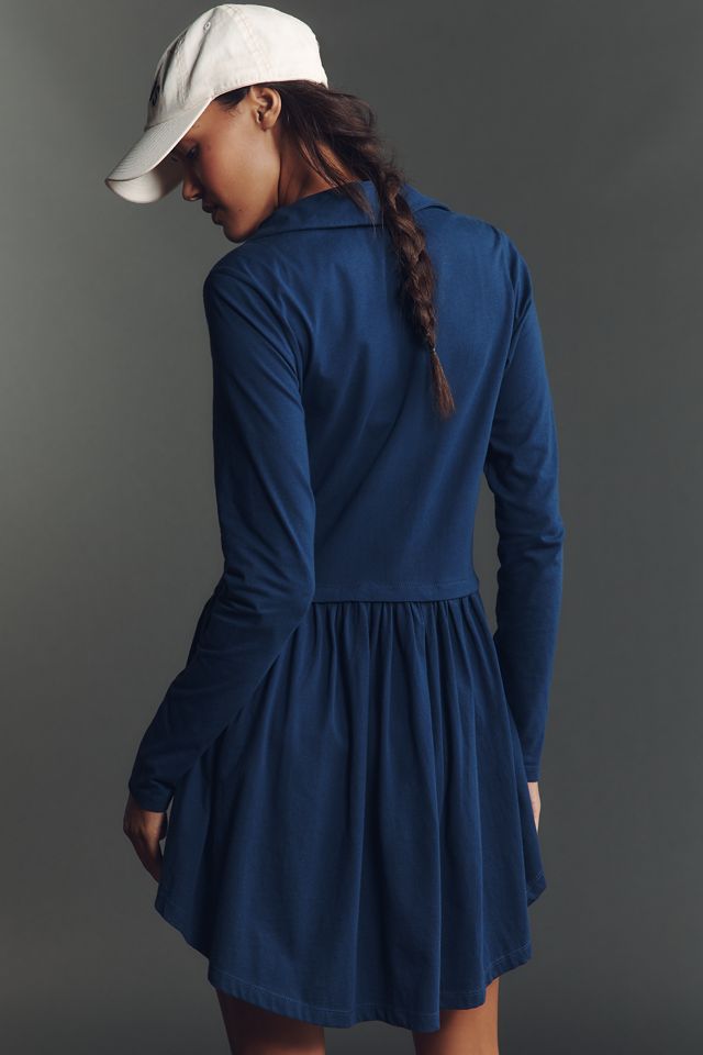 Daily Practice Taylor Long-Sleeve Zip-Front Mini Dress #1