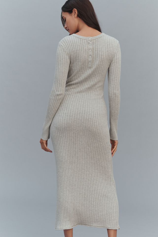 Daily Practice High Tide Long-Sleeve Midi Dress #1