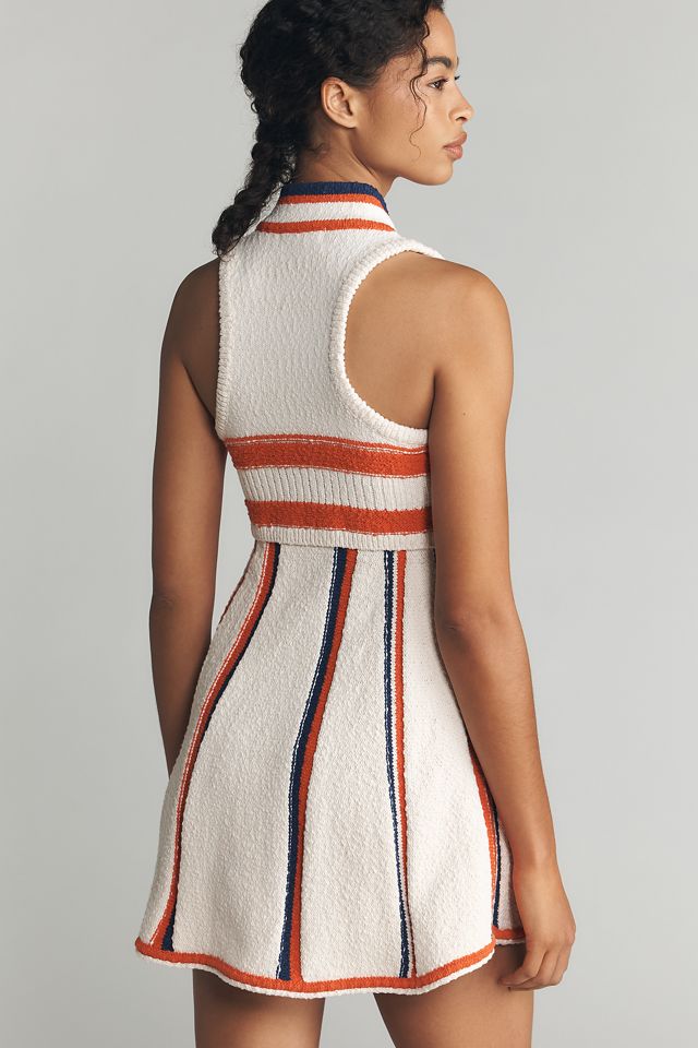 V-Neck Sweater Mini Dress by Daily Practice in Red, Size: XL at Anthropologie