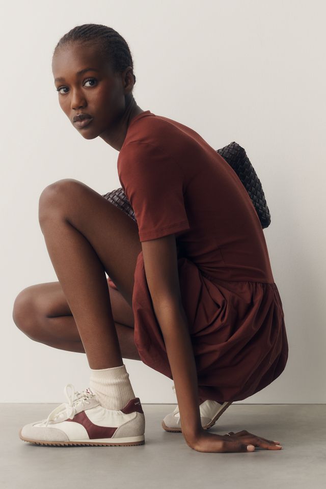Daily Practice Drop-Waist Bubble Mini Dress #1