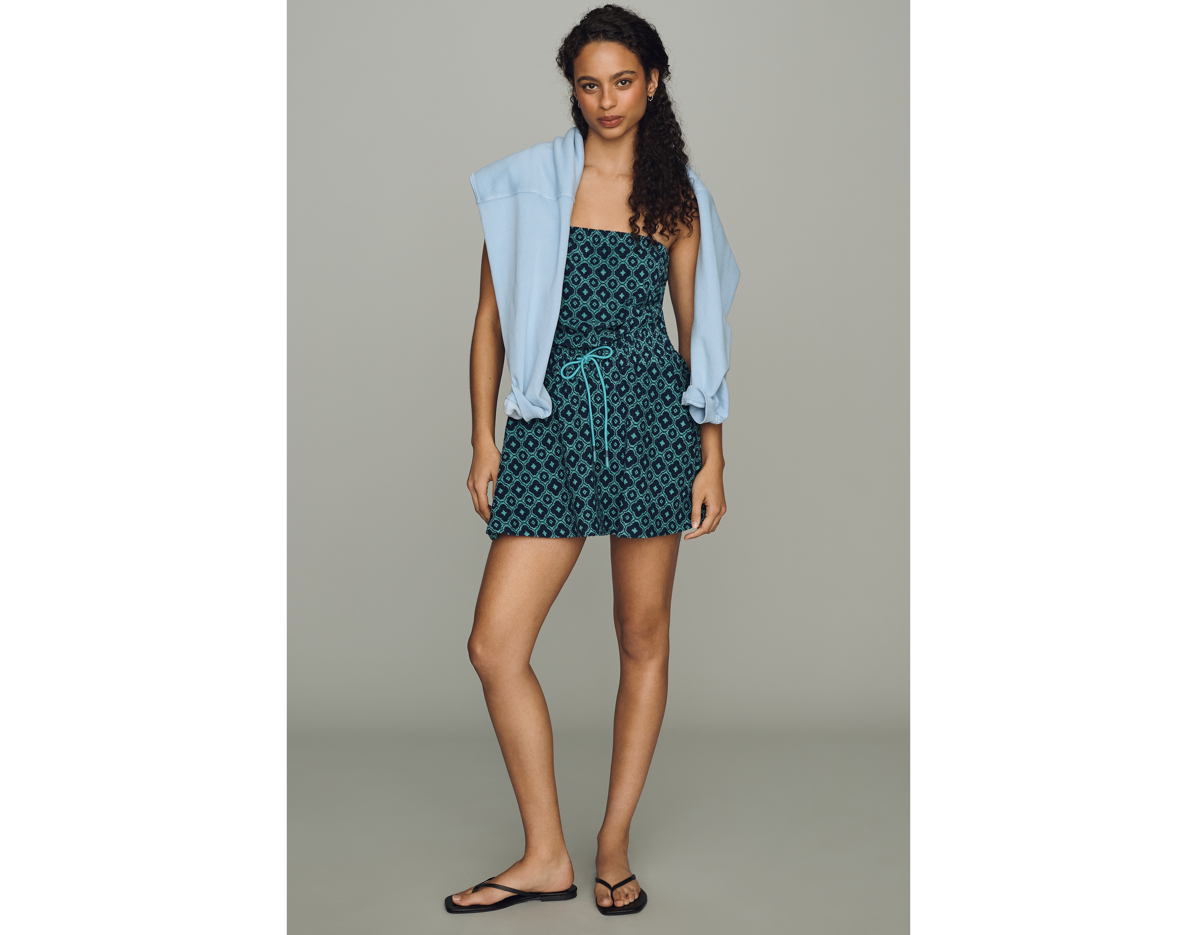 Daily Practice Strapless Mini Dress
