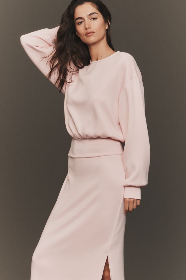 Daily Practice Long-Sleeve Knit Maxi Dress #1