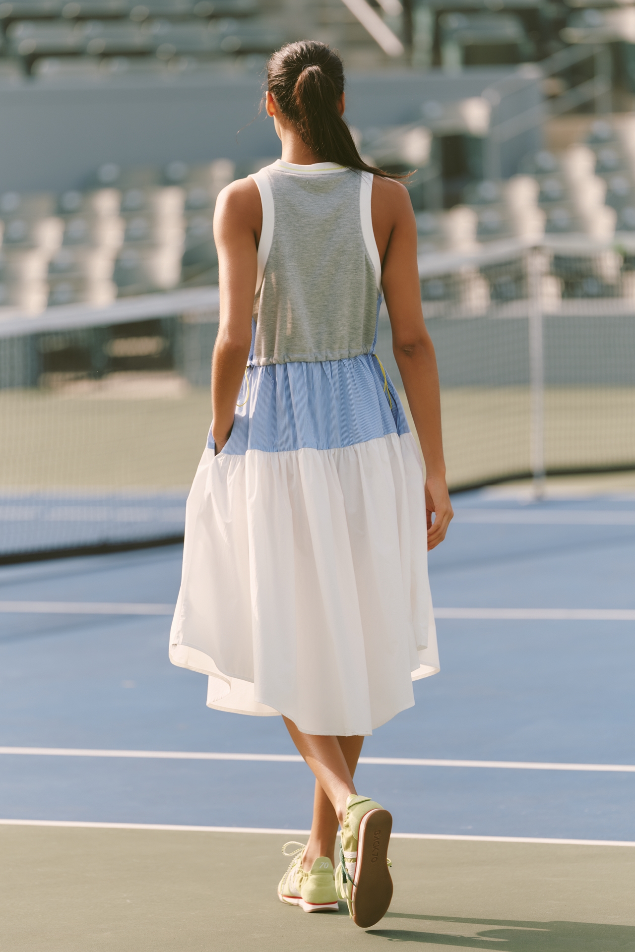 Daily Practice Punchline Asymmetric Midi Dress