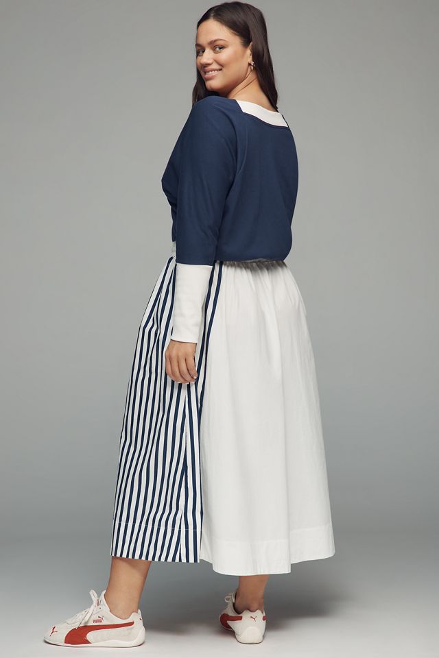 Daily Practice Twofer Langarm-Maxikleid #6