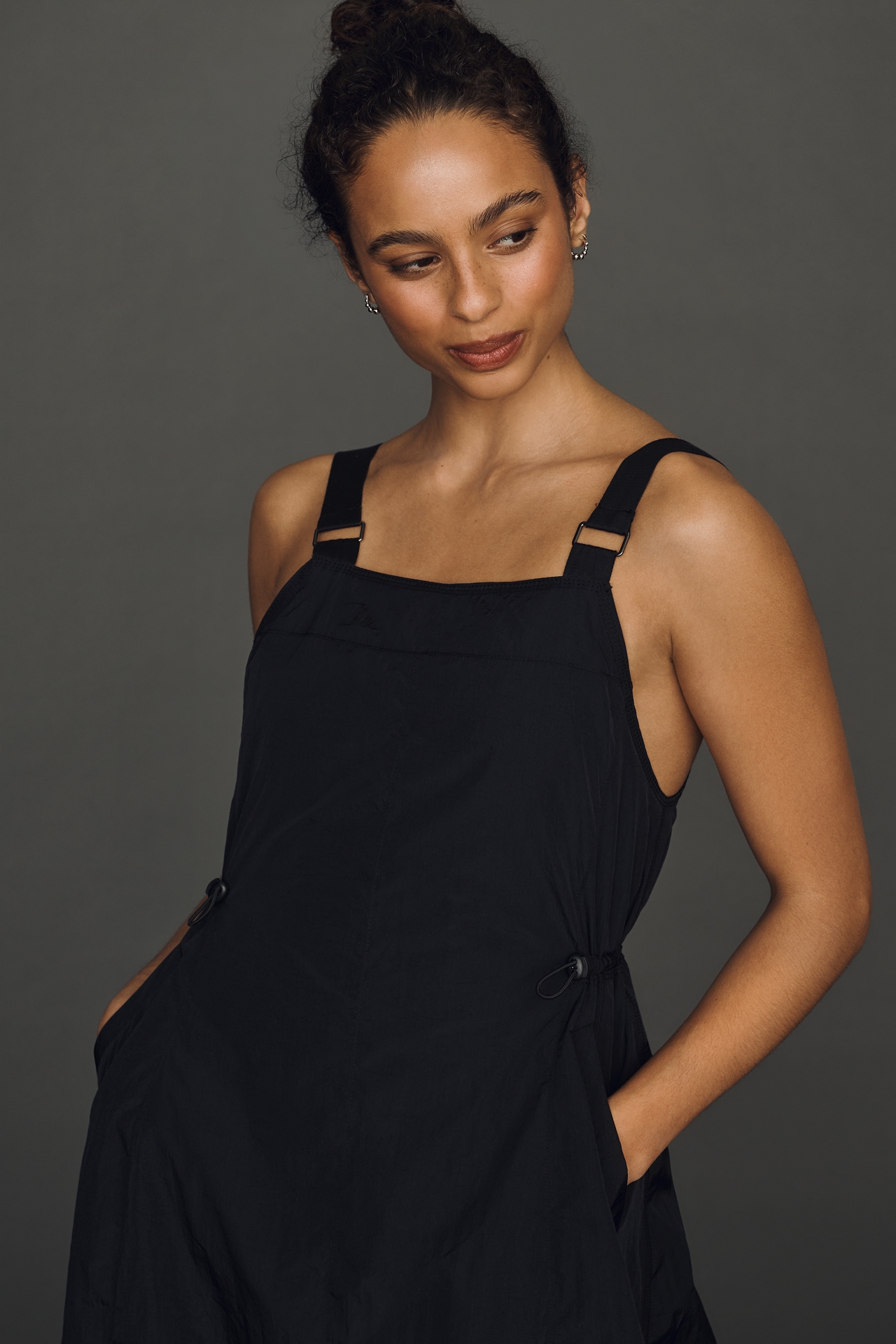 Daily Practice Bubble-Hem Midi Dress