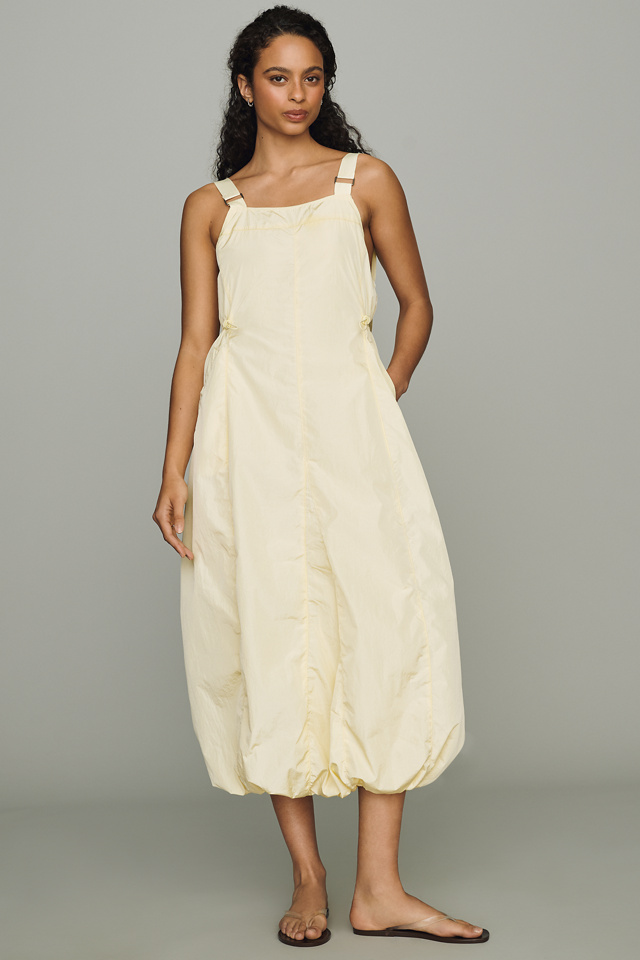 Daily Practice Bubble-Hem Midi Dress