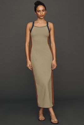halter summer dress midi Summer Strolls Halter Neck Tie Midi Dress