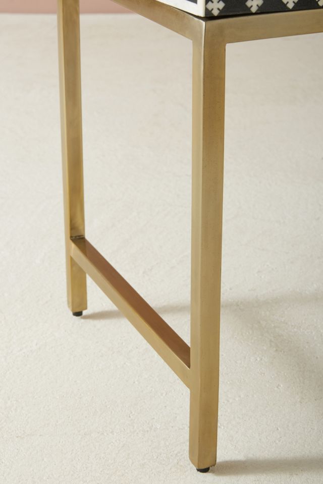 Scroll Vine Inlay Nightstand #5