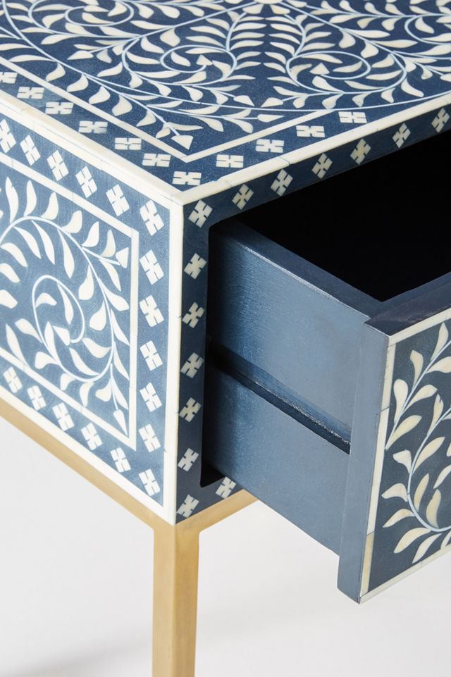 Scroll Vine Inlay Nightstand #2