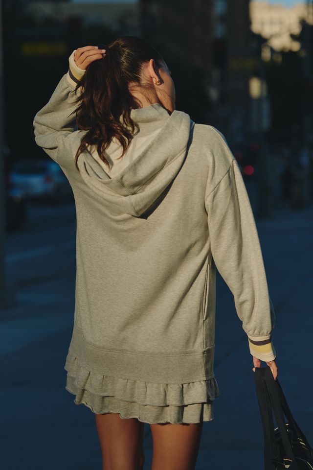 Daily Practice Long-Sleeve Ruffled Mini Dress #1