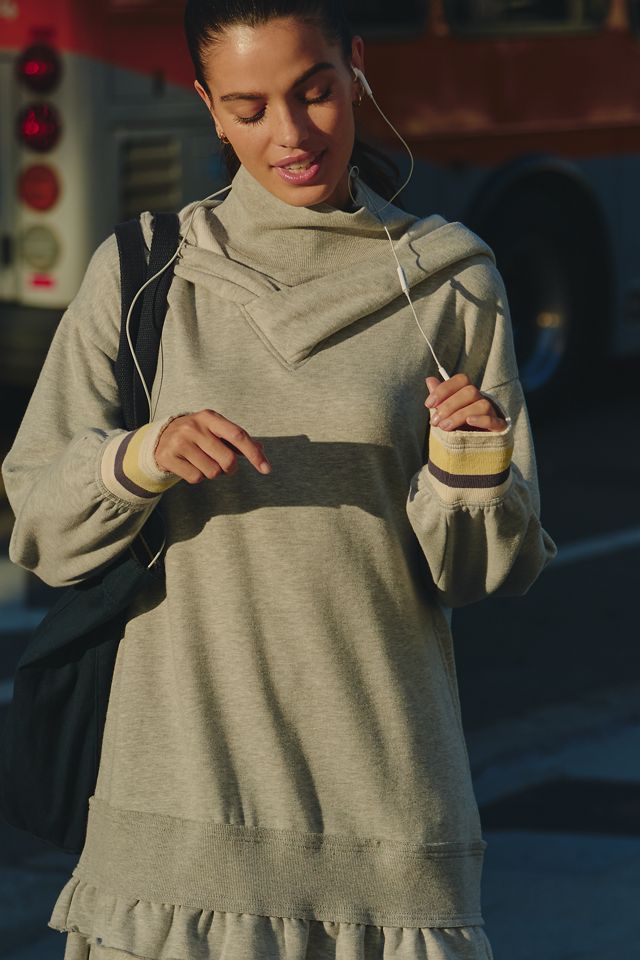 Daily Practice Long-Sleeve Ruffled Mini Dress #3