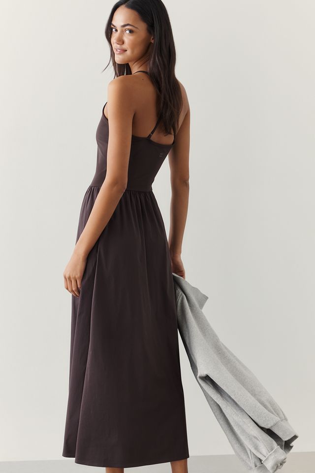 Sweaty Betty Explorer Ribbed Halter Dress #1