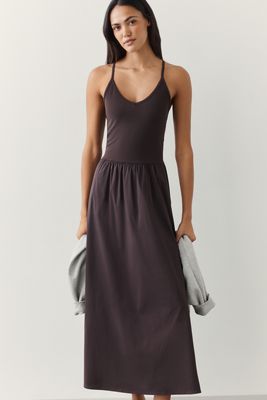 Sweaty Betty Explorer Ribbed Halter Dress