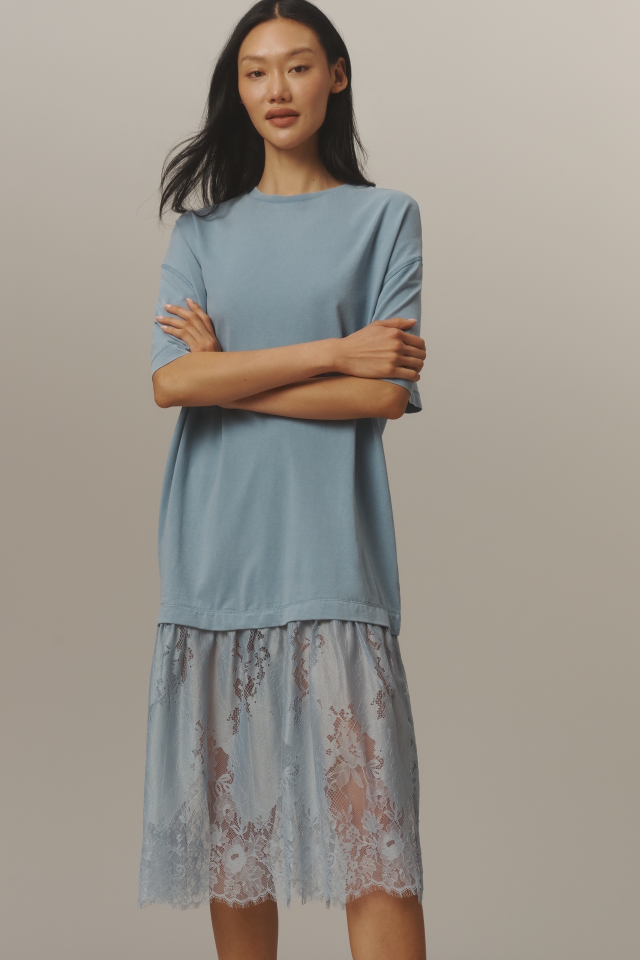 Daily Practice Oversized Twofer Tee