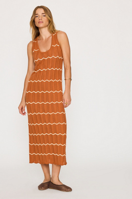 Varley Yuna Knit Midi Dress