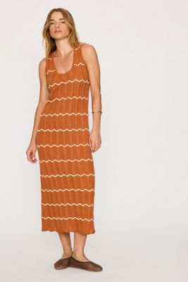 Varley Yuna Strick-Midikleid