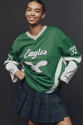 The Wild Collective x Anthropologie NFL Long-Sleeve Sequin Jersey
